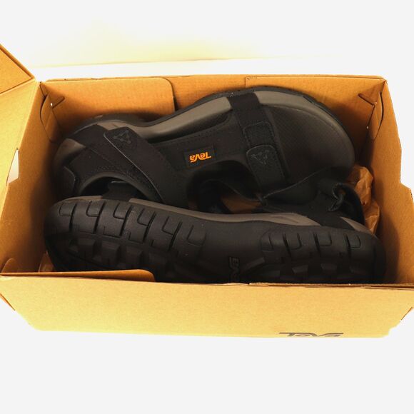 NIB Teva Meacham Black Sandals size 8
